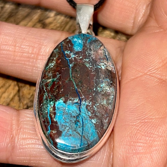 “Strengthening Stone” Turquoise Pendant 2” - Picture 5 of 17